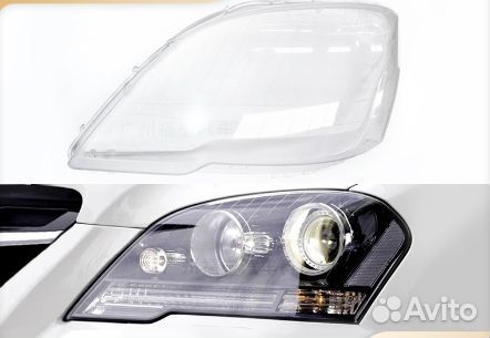 Стекло фары Mercedes ML164 W164