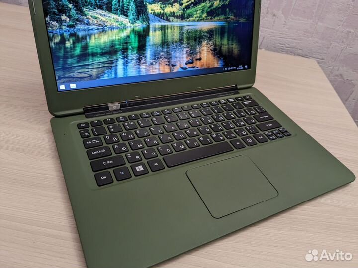 Тонкий мощный ультрабук Acer I7 SSD 480gb