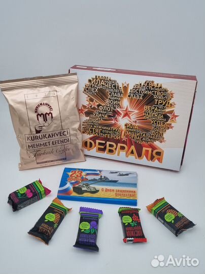 Набор 582 с 23 февраля кофе и сладости