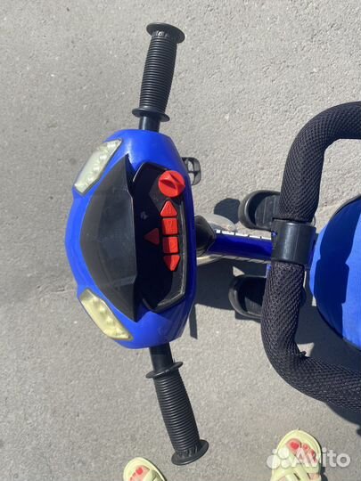 Детский велосипед с родительской ручкой бу