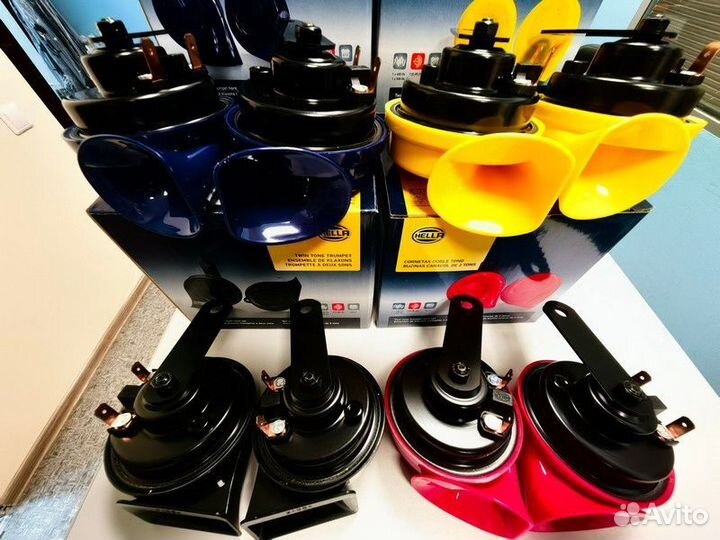 Громкий звуковой сигнал Hella 118dB, 500 Hz, 2 шт