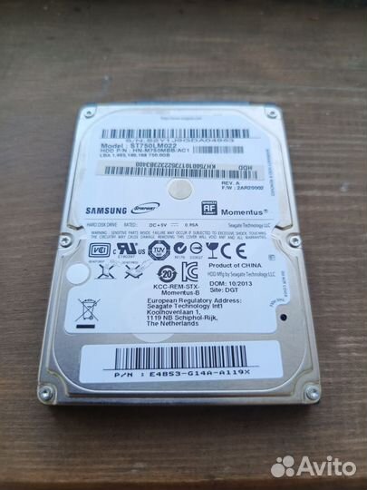 Жесткий диск 750 гб 2.5