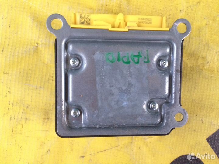 Сработавший блок airbag Skoda Rapid 1