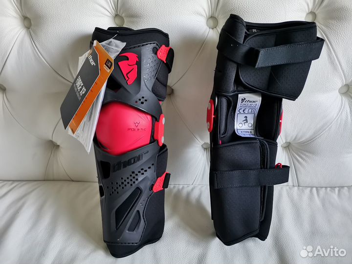Защита коленей Thor Force Xp Красные