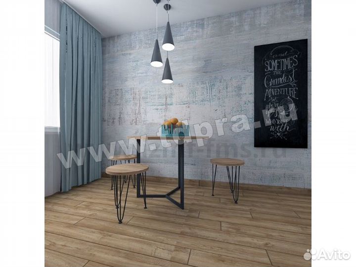 Опора табурета loft 430 мм (RAL 9006) металлик