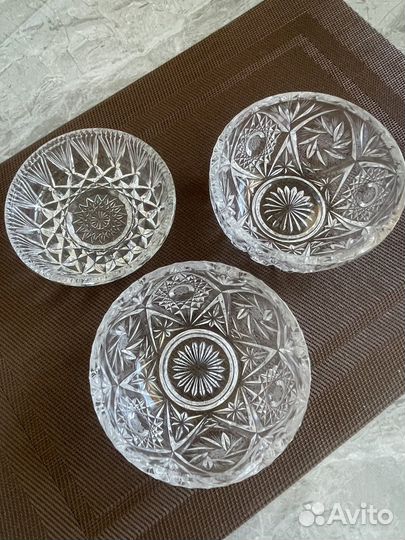 Конфетница хрусталь СССР