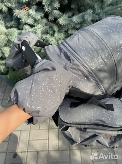 Прогулочная коляска Babalo (снег на чр. )