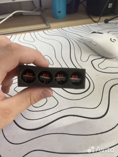 Свичи для клавиатуры redragon (красные)