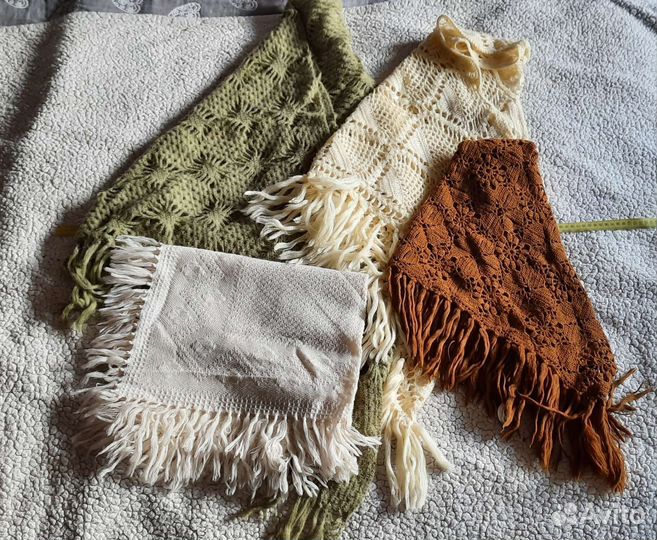 Шали шерстяные новые
