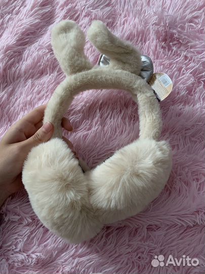 Меховые наушники