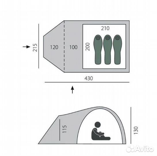 Палатка BTrace Spring Arten