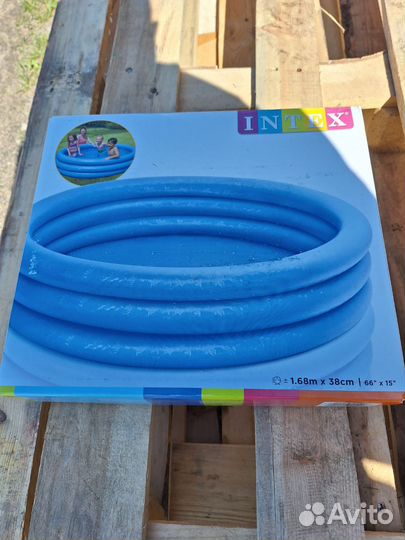 Детский надувной бассейн intex