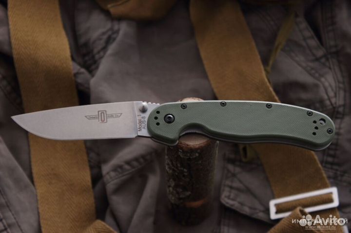 Нож складной Ontario RAT-1 8880GR