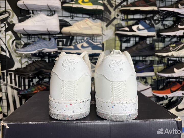 Nike AIR force 1 crater summit white кроссовки