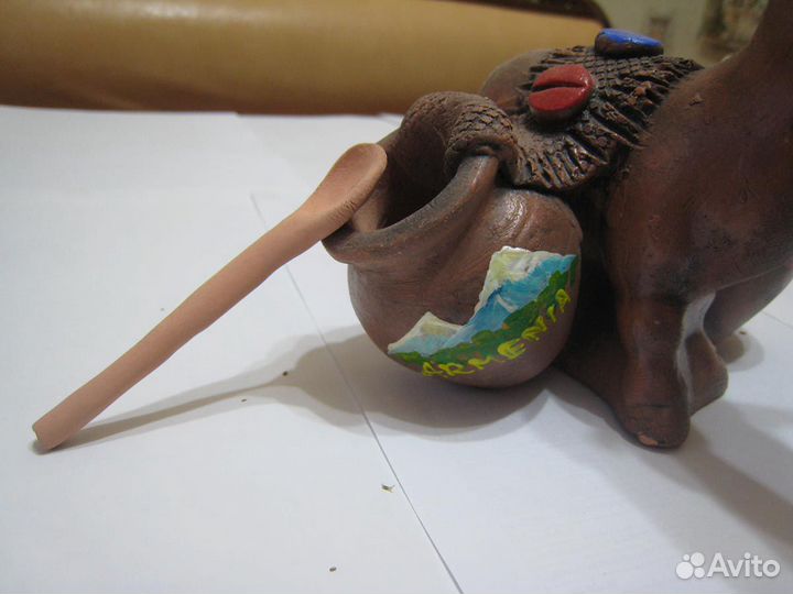 Солонка глиняная 