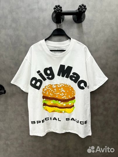 Футболка travis scott mcdonalds оверсайз