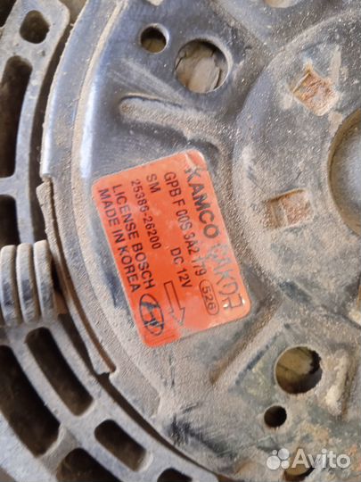 Вентилятор радиатора hyundai santa fe 1 classic