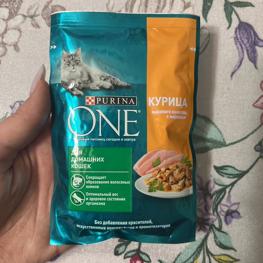 Корм для кошек purina one влажный