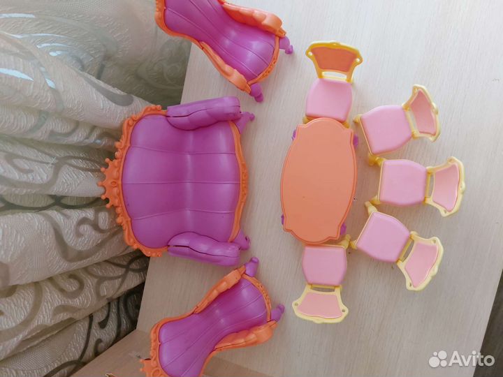 Набор кресло,диван,стулья, стол для кукол