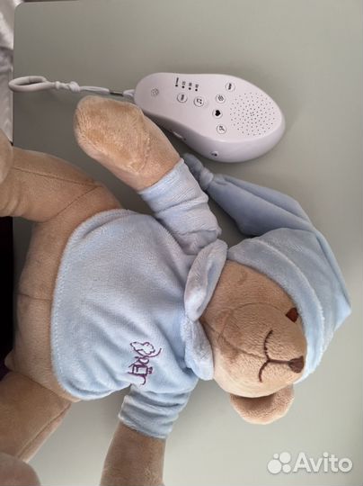 Игрушка с белым шумом Мишка ДрЁма голубой