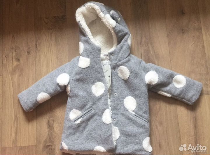Пальто для девочки George 1-1,5 года