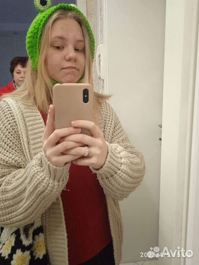 Шапка лягушка