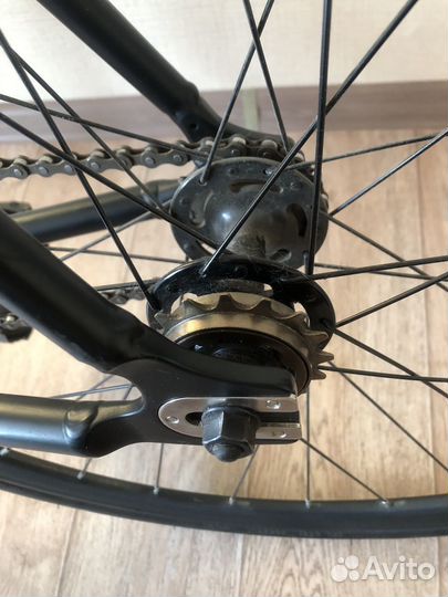 Велосипед 6KU Urban Track Shadow Black