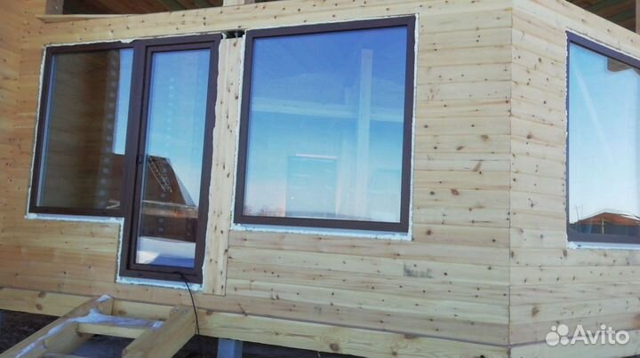 Монтаж окон пвх, алюминиевых конструкций