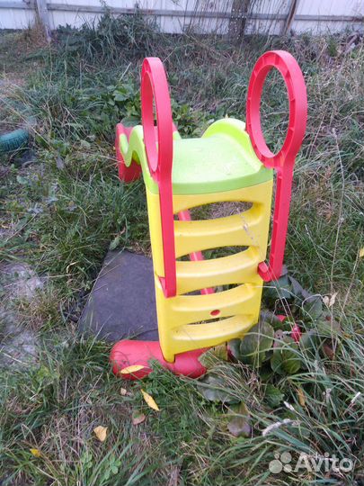Детская горка пластиковая уличная бу