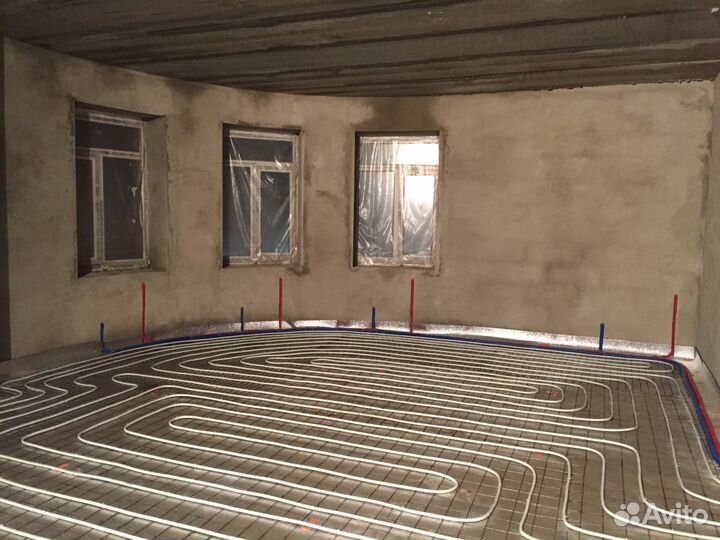 Монтаж Отопление водоснабжения Теплый пол