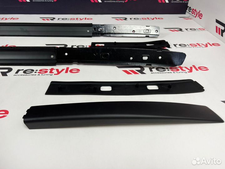 Рейлинги Mitsubishi Outlander с13г Черные S2050