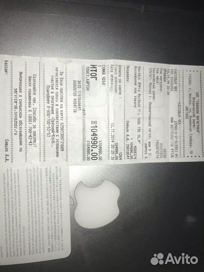 MacbookPro 15 late 2013(gt750m 2gb, 1tb ssd, 16gb)