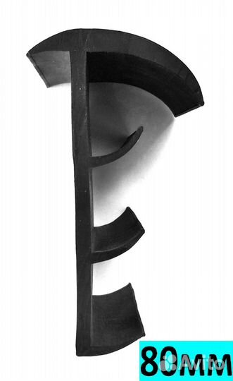 Уплотнитель ворот фургона 80мм(10 метров)