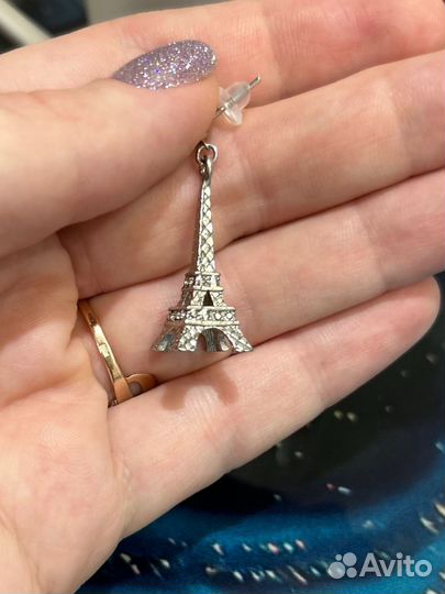 Сережки Эйфелева башня