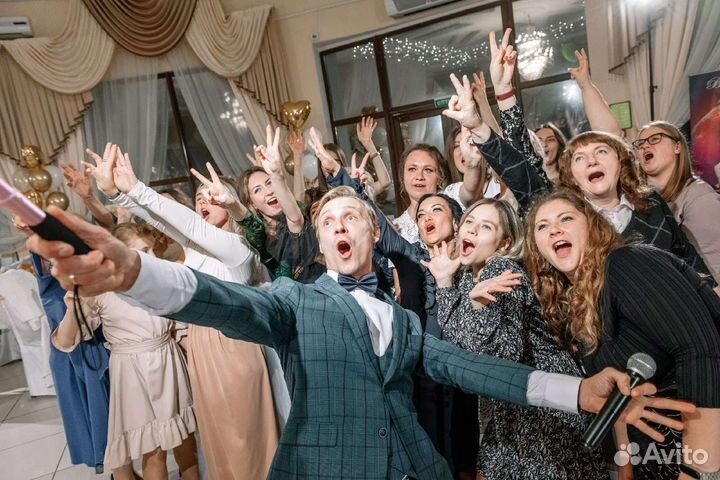 Ведущий, Тамада, Dj, свет, дым, мыльные пузыри