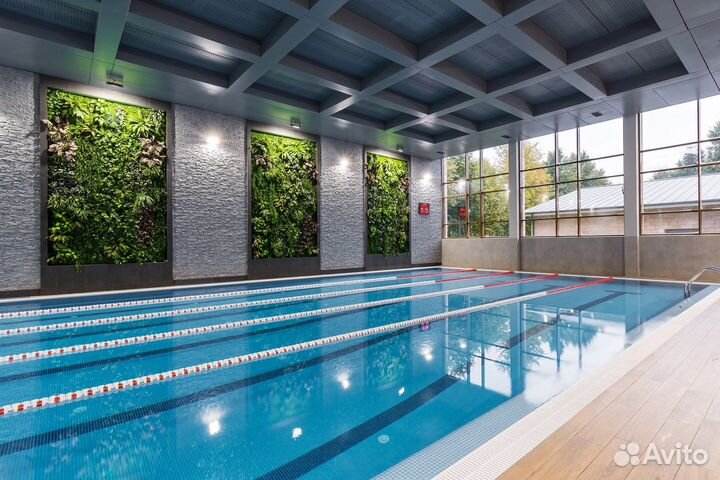 Абонемент в фитнес клуб с бассейном villa FIT