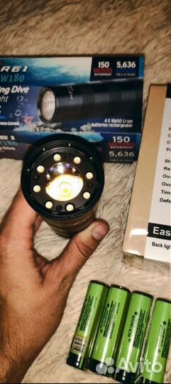 Фонарь ferei W180 WW, жёлтый свет