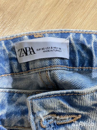 Джинсы zara 32 (xs) размер