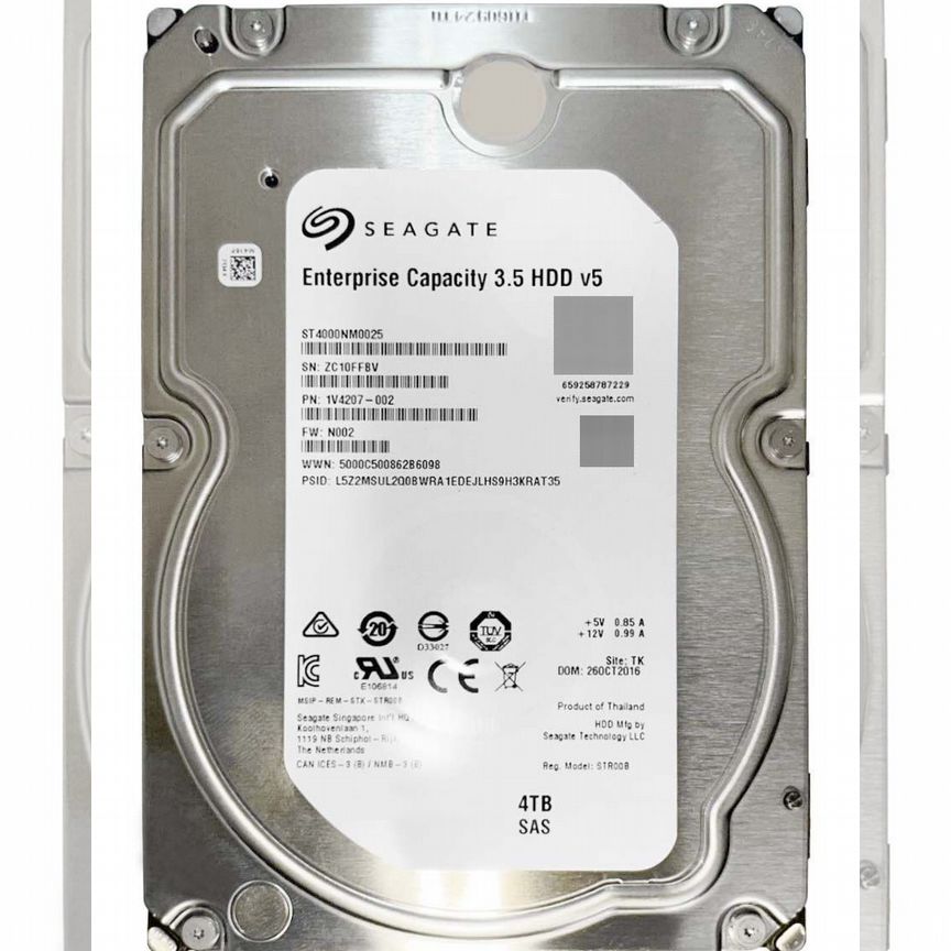 [ST4000NM0025] Жесткий Диск Seagate 4tb Sas 3.5 Hdd St4000nm0025