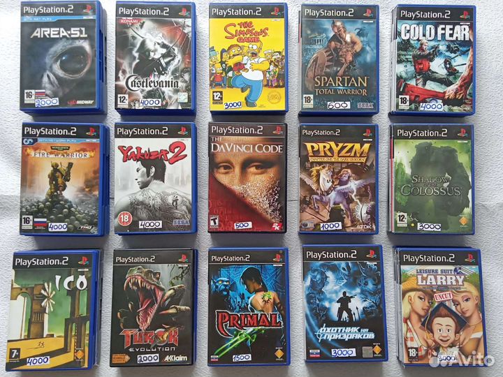 Игры для PS2 лицензия
