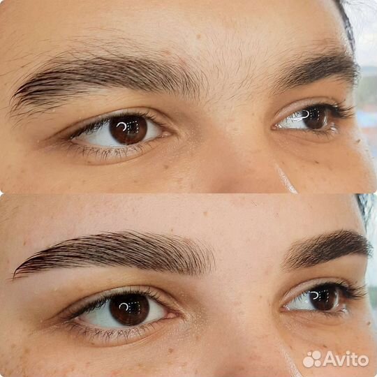 Модель на брови
