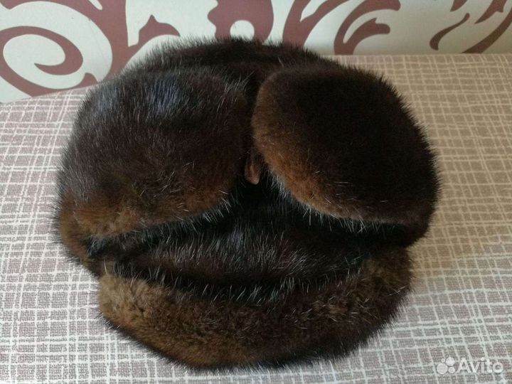 Шапка мужская из норки
