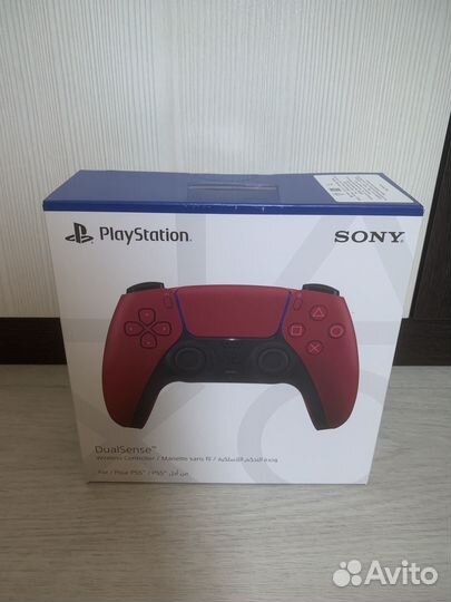 DualSense PS5 оригинал, новый, гарантия, красный
