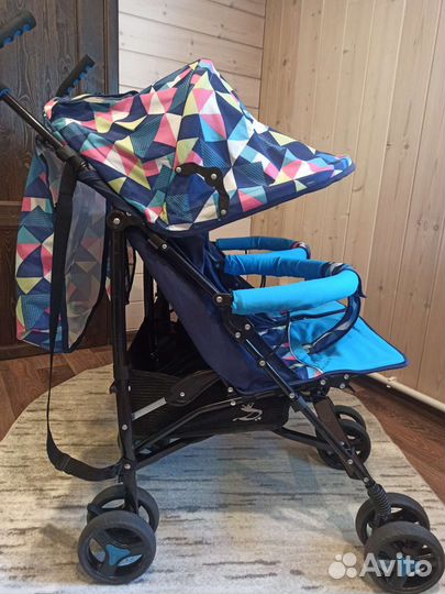 Прогулочная коляска для двойни бу