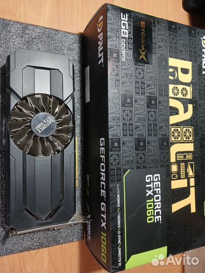 Видеокарта: Geforce GTX 1060 3gb