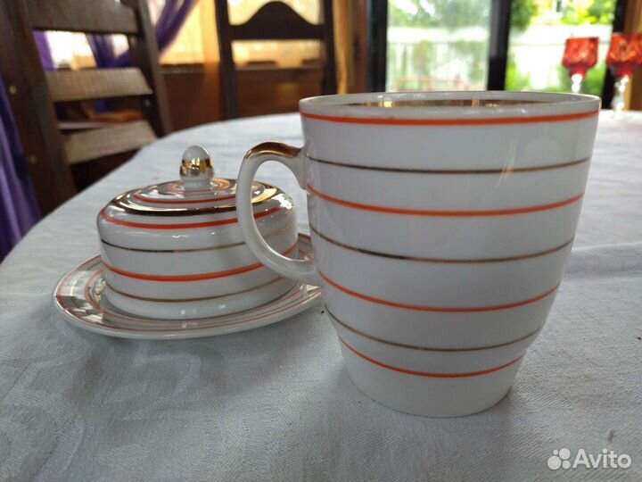 Бокал масленка Вербилки Радио полоски