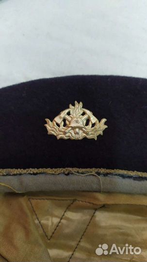 Берет пожарного. Bundeswehr. Vintage