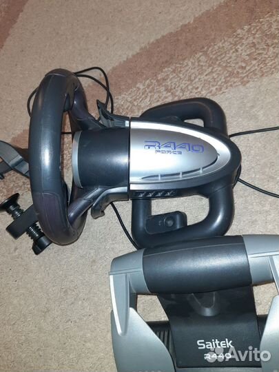 Игровой руль с педалями Saitek R440