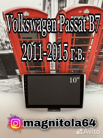 Android магнитола Volkswagen Passat B7