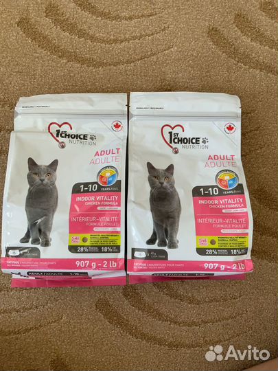 Корм для кошек 1st choice (комплект 2 упак.)